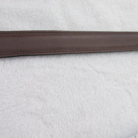 L.L. Bean Black Padded Leather Belt Single Loop Size 36/90 Classic Belt Style - Picture 4 of 9